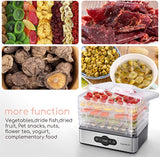 Aigostar Digital Dehydrator/Dörrautomat with 5 interchangeable trays VDE/Crispy